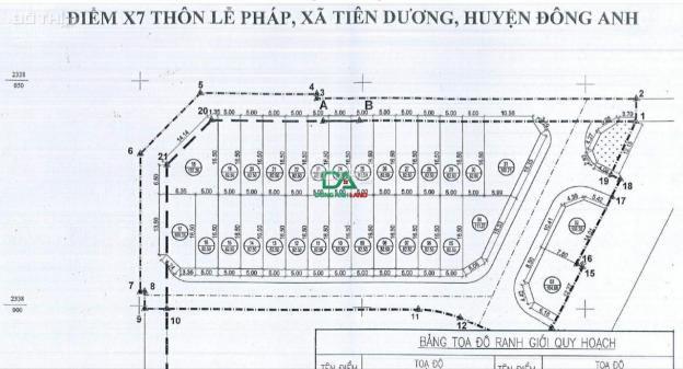 Bán đất đấu giá X7 Lễ Pháp Tiên Dương gần đường Võ Nguyên Giáp, gần CV Kim Quy 14237775