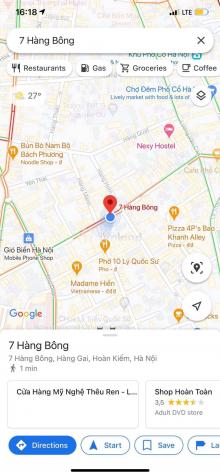 Nhà mặt phố Hàng Bông, Hoàn Kiếm 37m2, ô tô, 7 tầng, kinh doanh, giá chỉ: 55 tỷ 14253106