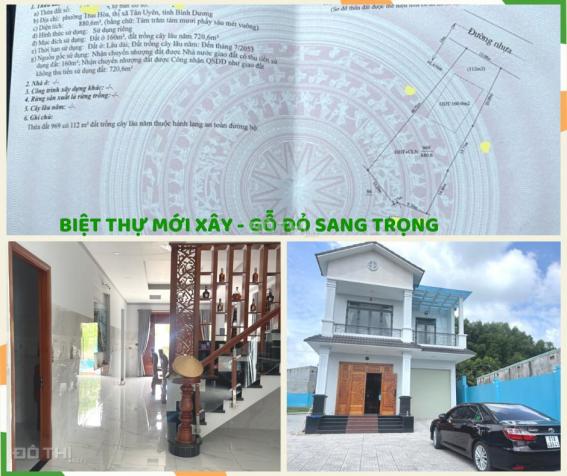 Chủ đổi đời, bán căn biệt thự mới xây, 880 m2 đường nhựa Thái Hòa Tân Uyên 14261757