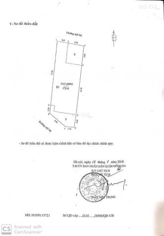 Bán đất 16 phố Hoàng Cầu DT 176m2, nhà 2 mặt đường 7 m chia 4 căn được giá 39 tỷ 14272889