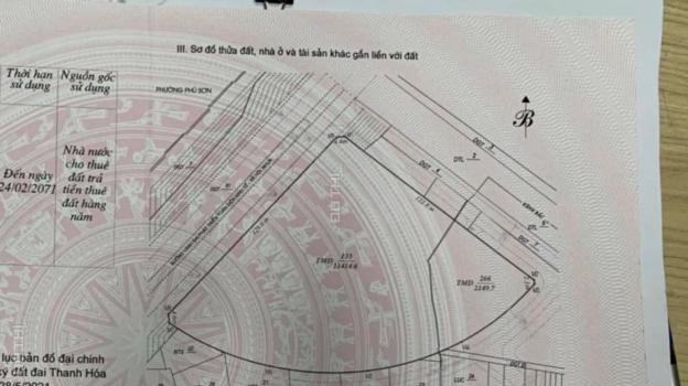 Bán lô đất 13563m2 tại trung tâm thành phố Thanh Hoá. Đường trước nhà 50m, lô góc hai mặt thoáng 14278935