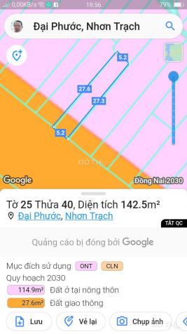 Bán lô đất MT đường Lý Thái Tổ, Xã Đại Phước, Nhơn Trạch, Đồng Nai 14288342
