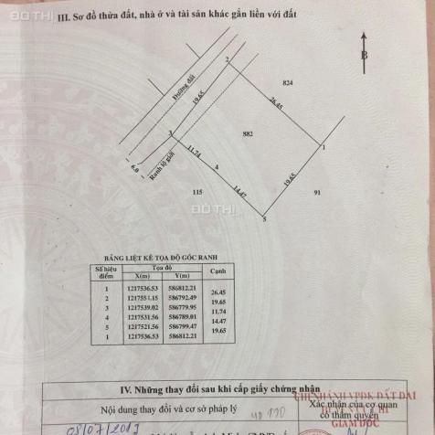 Đất Phú Hòa Đông, Huyện Củ Chi TP HCM, DT 19m x 26m = 510m2 (có 204m2 thổ cư) 14301683