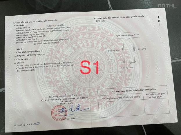 Bán 3 lô liền kề thôn 5 - Bắc Sơn - An Dương - Hải Phòng giá chỉ hơn 700 triệu 14316192