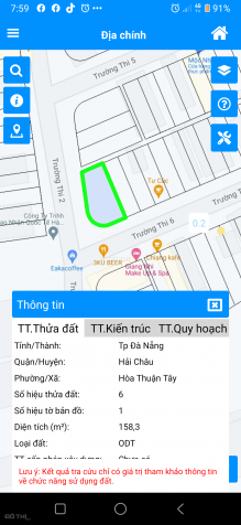 Cần bán lô đất MT đường Trường Thi 2 - Trường Thi 6 14320739