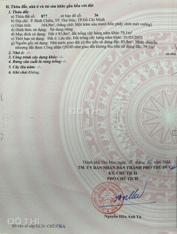 Đất có thổ cư đường Ngô Chí Quốc sổ công nhận đủ 165m2 giá 4 tỷ 750 14334885