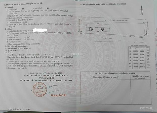 Cần bán căn chung cư Bình Phú 2 - Vĩnh Hòa - Nha Trang 14338057