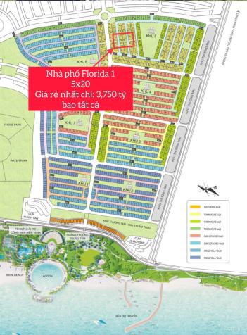 Florida 1 - giá rẻ nhất khu 5 nhà phố 5x20m gần trục đường lớn 20m nhiều tiện ích chỉ 3,75 tỷ 14324164