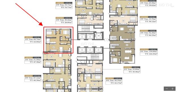 Bán căn hộ 2PN + 1 69m2 Masteri West Height - Vinhomes Smart City giá 3,36 tỷ 14345354