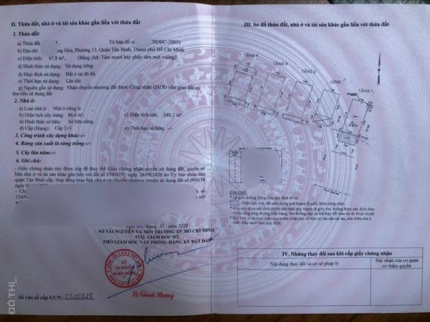 Bán nhà mặt phố tại đường Nhất Chi Mai, Phường 13, Tân Bình, Hồ Chí Minh diện tích 68m2 giá 19.5 tỷ 14345786