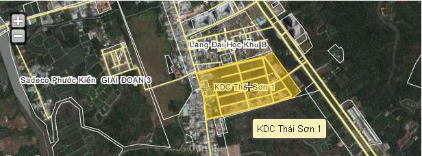 Khu dân cư Thái Sơn 1 - Huyện Nhà Bè - Hồ Chí Minh