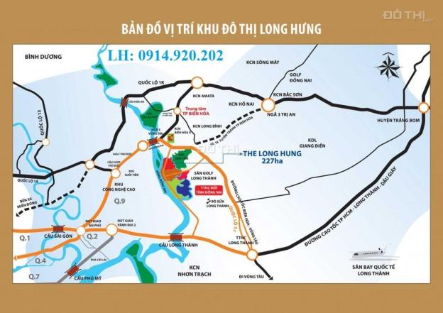 Bán gấp lô Long Hưng, Biên Hòa giá 22 tr/m2, nền dt 100m2 (5x20m), đầu tư sinh lời cao 14375301