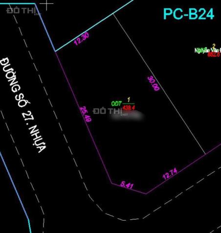 Bán lô góc đường 27 + 44 TĐC Phú Chánh, TDM, DT 440m2 (14x30m) giá 8,7 tỷ 14377135