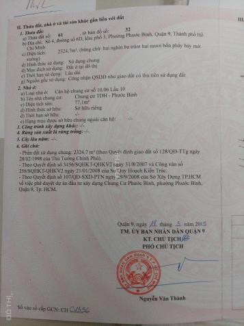 Bán căn hộ chung cư tại đường 6A, Phường Phước Bình, Quận 9, HCM diện tích 77.1m2 giá 2.9 tỷ 14385251
