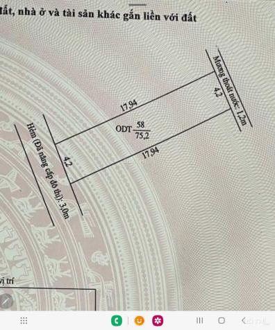 Bán nền 75,2m2 hẻm 98 đường Phạm Ngũ Lão, phường An Hoà. Giá 2,27 tỷ 14389226