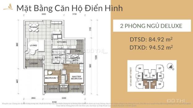 Bán căn hộ Zenity, đường Võ Văn Kiệt, P. Cầu Kho, 2PN, 2WC, 77m2 giá 11 tỷ 100 14393864