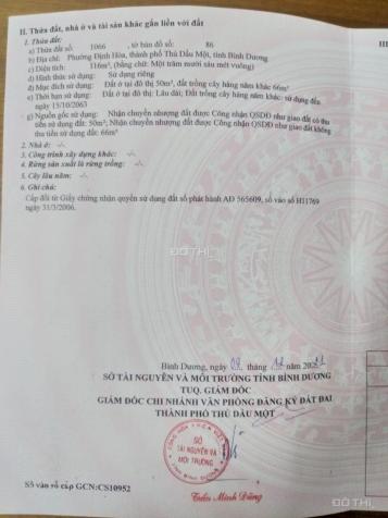 Đất mặt tiền DX 067 Định Hòa giảm giá bán gấp 14397435