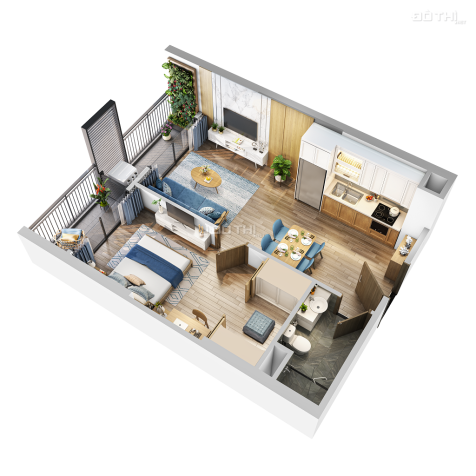 Bán căn hộ 1PN+1 Pavilion Premium-Vinhomes Ocean Park, 54m, 1.7 tỷ 14421461