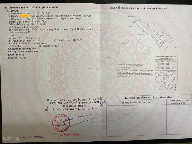 Bán nhà 473/8 Tô Hiến Thành, P14, Q10 - 3 tầng khuôn đất đẹp 4.1x20m giá 16.7tỷ 14426209