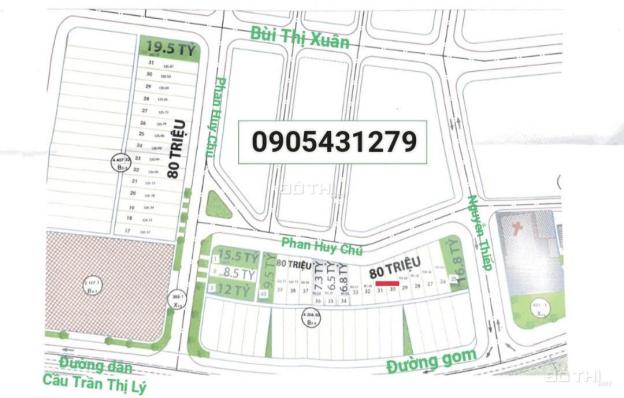 Bán đất đường Phan Huy Chú, Sơn Trà Đà Nẵng. Vị trí đẹp đầu cầu Trần Thị Lý, gần sông Hàn 14444825