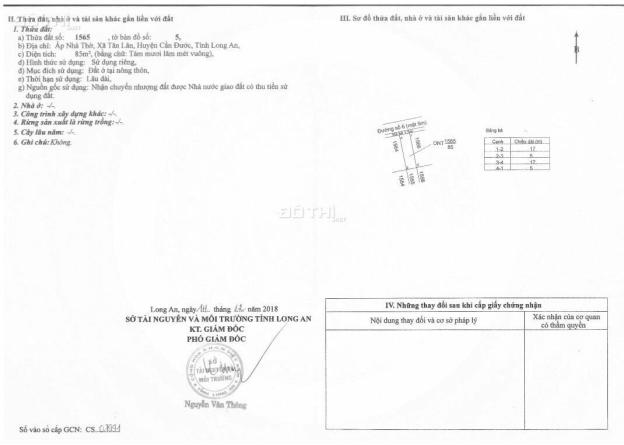 Đất này rẻ lắm không mua uổng lắm, KDC hạ tầng đẹp sổ riêng 5x17m mà có 870tr à 14450493