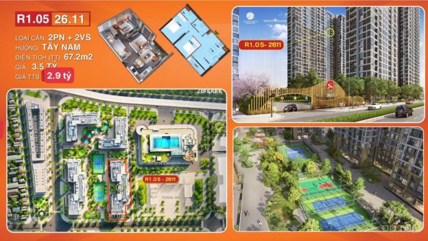 Bán căn hộ 2PN The Zenpark - Vinhomes Ocean Park, 68m2, 2.9 tỷ, giá tốt nhất thị trường 14451833