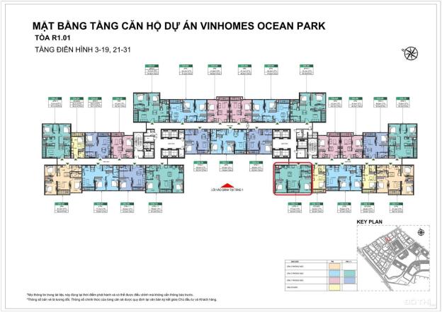 Bán căn hộ 2PN + 1 toà R1.01 The Zenpark - Vinhomes Ocean Park, 84.5m2, 700tr nhận nhà ở ngay 14465739