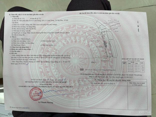 Bán đất tại Đường Linh Trung, Phường Linh Trung, Thủ Đức, Hồ Chí Minh diện tích 81m2 giá 5.8 Tỷ 14490367
