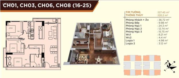 Chuyển nhượng 120m2 HCgolden city, BC Đông Nam, view công viên.full đồ xịn xò. Giá 6.5 tỷ bao phí. 14505283