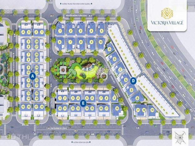 Bán biệt thự Victoria Village góc 2MT Lâm Quang Ky đường 25m, 203m2 đất, 4 tầng 14505750