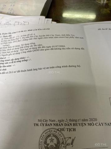 Chính chủ bán lô đất mặt tiền QL 60 thị trấn Mỏ Cày, Bến Tre - giá rẻ nhất khu vực 14509560