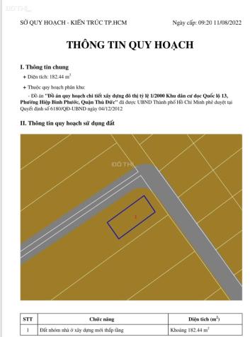 Bán đất tại Đường 3, Phường Hiệp Bình Phước, Thủ Đức, Hồ Chí Minh diện tích 182m2 giá 14.8 Tỷ 14512758