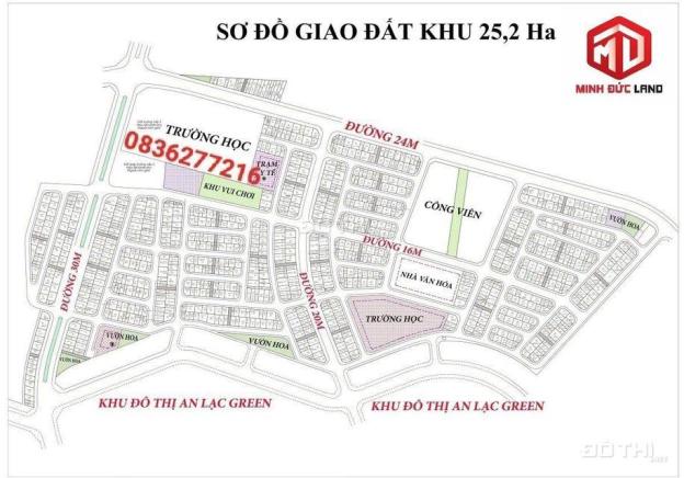 Chính chủ gửi bán đất đường 20m, 24m, 30m dịch vụ 25,2 ha vân canh - mua là có lời 14521109