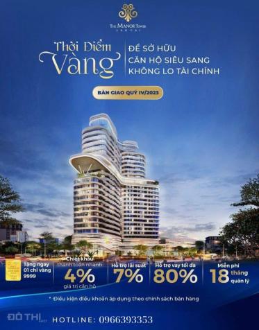 Bán căn hộ chung cư tại Dự án The Manor Eco Lào Cai, Lào Cai, Lào Cai diện tích 48m2 giá 1.286 Tỷ 14525667