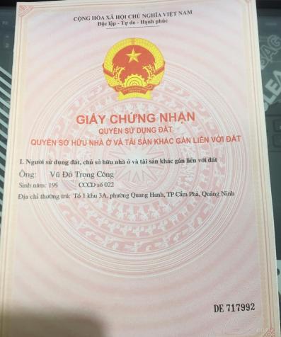 Chính chủ bán đất Full xây dựng tại Quảng Ninh - tp. Cẩm Phả, DT 90m2 giá 1050 triệu 14528450