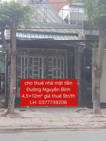 Chị 2 cho thuê căn nhà mặt tiền đường Nguyễn Bình-Nhà Bè để ở và kinh doanh 54m² giá thuê nhanh 9tr 14535732