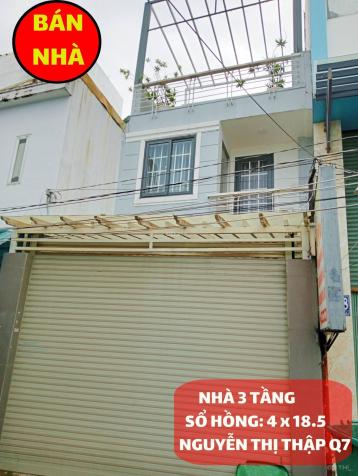 Nhà mới 3 Tầng Sổ hồng 74m2 hẻm thẳng 3m gần Phú Mỹ Hưng Q7 14545732