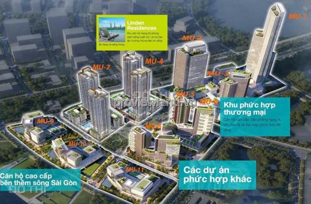 Hot căn hộ Empire City cho thuê, tầng trung, 155m2, 3PN, view sông, 47tr/ tháng 14548932