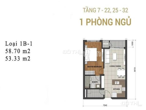 Cho thuê căn hộ Estella Heights, tầng trung tháp T4, 59m2, 1PN, giá tốt 14554310
