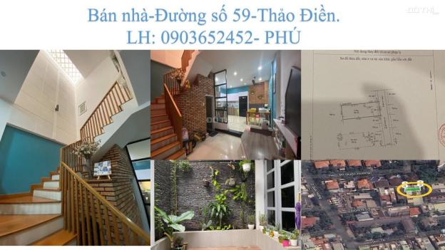 Bán nhà Đường số 59, Thảo Điền, dt:87m2, nhà 2 tầng, giá 10.8 tỷ. Liên hệ 0903652452 Mr Phú 14561739
