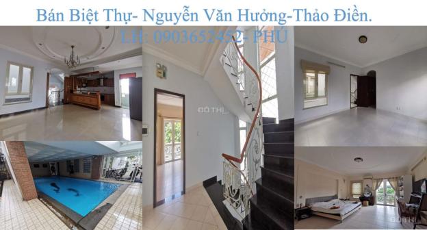 Bán biệt thự khu compound Nguyễn Văn Hưởng, Thảo Điền. Diện tích 207m2. Giá 55 tỷ. Lh 0903652452 14562824