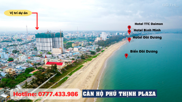 Bán căn hộ 2 phòng ngủ view biển Phan Thiết ngay bãi tắm Đối Dương 14280536