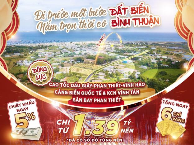 SỞ HỮU ĐẤT NỀN VEN BIỂN NGAY NÚT GIAO CAO TỐC PHAN THIẾT - VĨNH HẢO CHỈ VỚI 800TR ĐỒNG 14572929