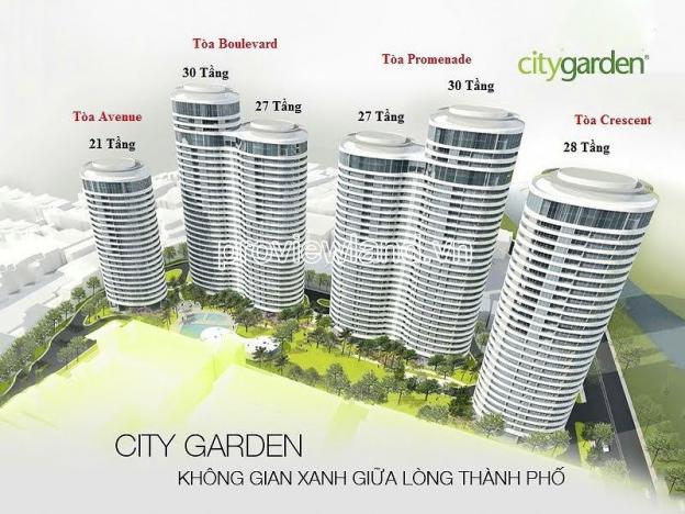 Một số căn hộ bán tại City Garden Bình Thạnh giá tốt cập nhật mới, căn 75m2, view Quận 1, 5.8 tỷ 14574541