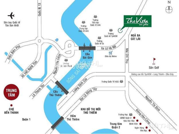 Bán căn hộ The Vista An Phú, view sông, tầng trung, 142m2, 3PN 14576760