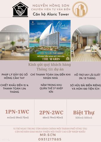 Sở hữu căn hộ view biển The Maris VT chỉ với 899Tr mặt tiền Biển 14556825