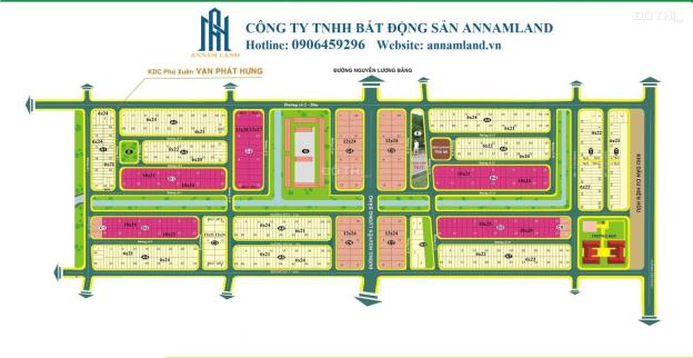 Bán đất KDC Phú Xuân Vạn Phát Hưng, dt 210m2 giá 35tr5/m2. LH: 0932334016 Thuận 14586091