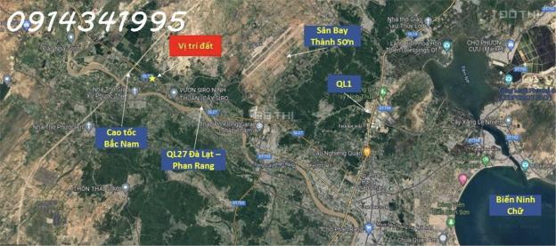Mặt QL27 (PR - Đà Lạt); 200m tới cao tốc, DT 20x50m, sân bay Thành Sơn 5km, cách biển 12Km. (TT) 14610491