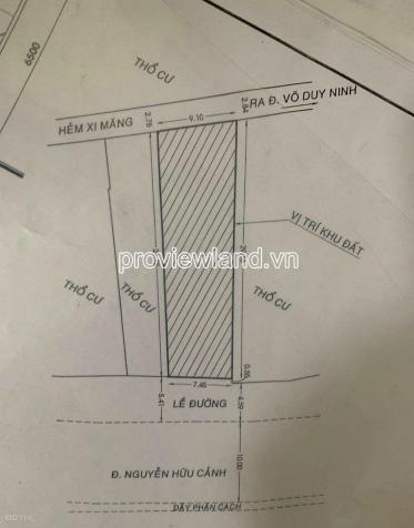 Bán lô đất Nguyễn Hữu Cảnh Bình Thạnh, 235.3m2 đất, ngang 7.5m, sổ hồng 14611581