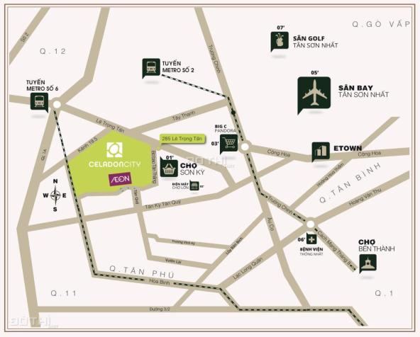 3PN 117m2 Alnata Plus ngay trục đại lộ Gamuda,H. Đông Nam có ban công dài 6m đẹp nhất dự án Celadon 14615301